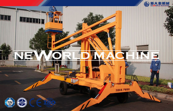 High Duty Steel Steel Gtz Aerial Work Platform Battery Power