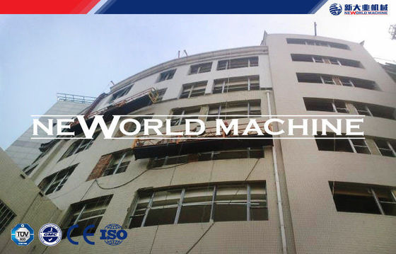 Steel Suspended Wire Rope Platform / Gondola / Swing Stage For Highrise Building
