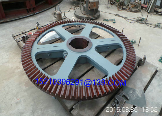 Horizontal Vertical Gears Crossed Helical Gears / Welded Rack Pinion Flange Gears