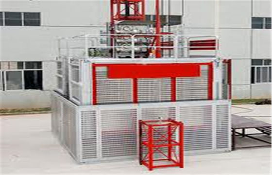 OEM Building Site Hoist Passenger Hoist SC200 With Cage Size 3 * 1.3 * 2.5 m