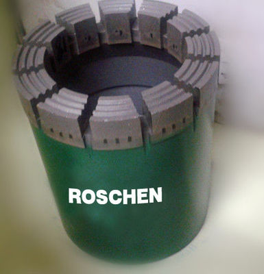 Impregnated Diamond Core Bits PQ For hardness & soft Rock Formations / Mineral Exploration Core drilling Industrial