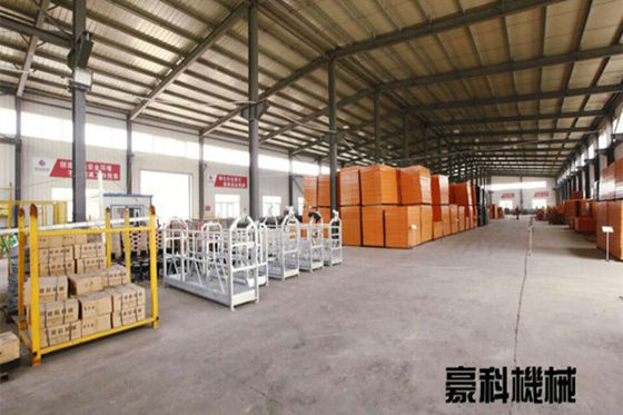 6m 1.5kw 630kg Painted Scaffold Working Platforms Aluminum With Steel Wire 8.3mm