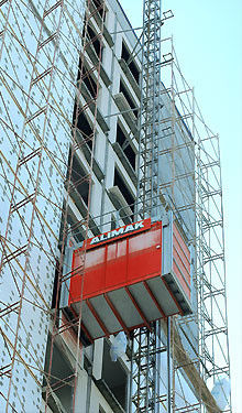 Rack and pinion hoist