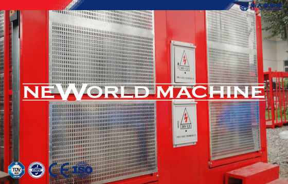 NEWORLD SS100 Construction Material Hoist 1 ton each lifting capacity double cage