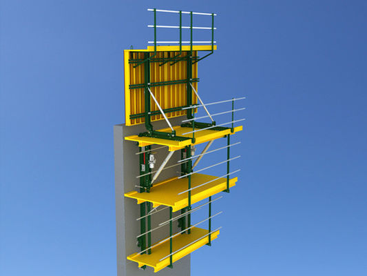 Fast Verticle / inclined Auto Self Climbing Formwork with hydraulic system QPMX-50