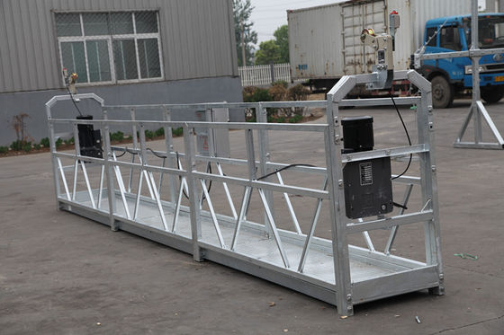 Steel Wire Rope Suspended Platform construction for external wall