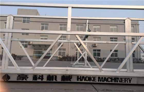 Steel Wire Rope Suspended Platform construction for external wall