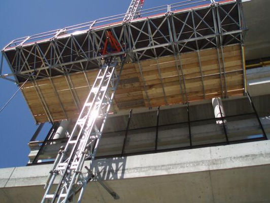 Aerial Double Mast Climbing Work Platforms with 1400kg Large Capacity