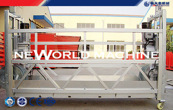 Mobile motor window cleaning mast climbing work platform 220V / 380V / 415V