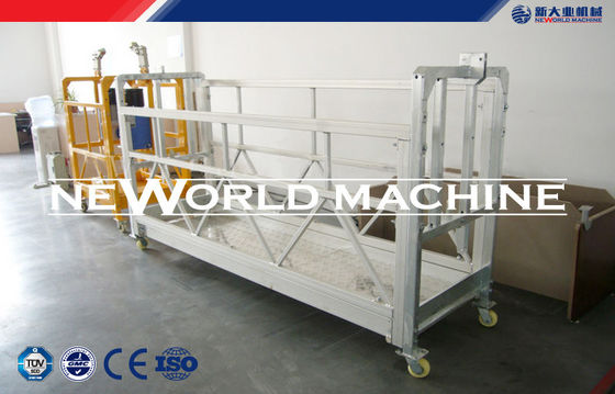 Mobile motor window cleaning mast climbing work platform 220V / 380V / 415V