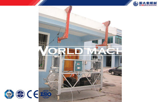 Mobile motor window cleaning mast climbing work platform 220V / 380V / 415V