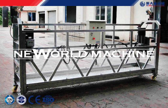 ZLJP400 Mast Climbing Work Platform 6 - 7m / min Lifting speed Combinatory gib arm