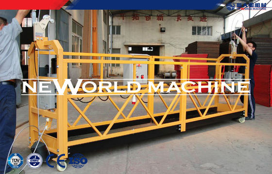 Hanging platform mast climber scaffolding , Manual suspended access equipment