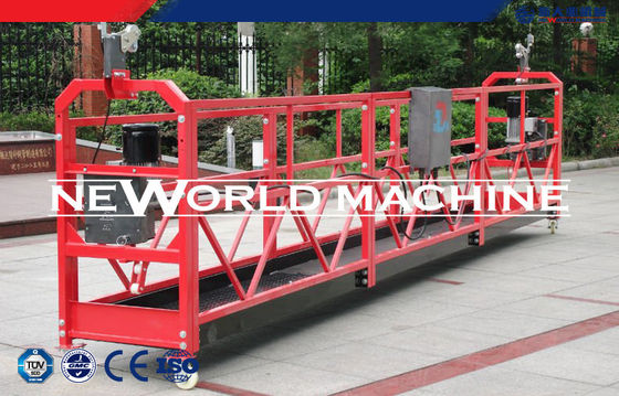 Movable Mast climbing work platform Steel / Aluminum Alloy Swing Stage Scaffold