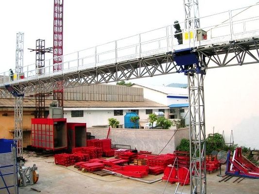 Window Cleaning Mast Climbing Work Platform , Construction Lifting Platform