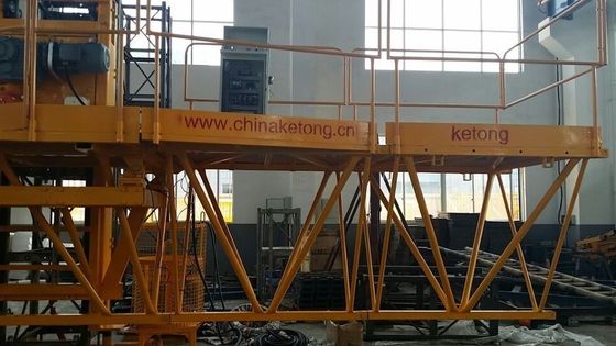 Person And Material Mast Climbing Work Platform 10m - 150m Length