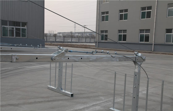 Aerial Working Hot Galvanized Suspended Access Platforms ZLP630 With Steel Wire Rope 8.3MM