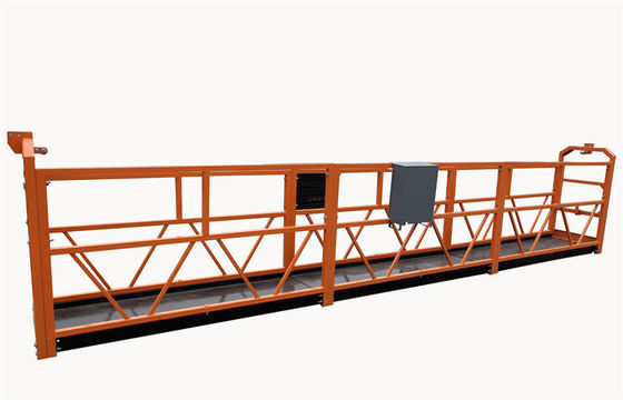 Aerial Working Hot Galvanized Suspended Access Platforms ZLP630 With Steel Wire Rope 8.3MM