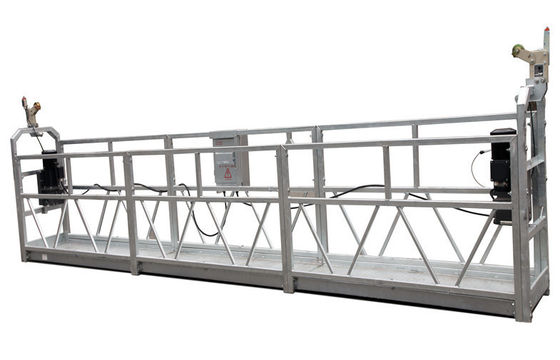 Customized ZLP1000 Suspended Access Platforms Maintenance Cradle With Steel Rope 8.6mm