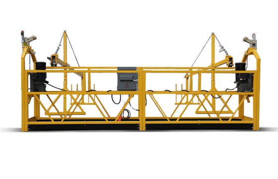 Customized ZLP1000 Suspended Access Platforms Maintenance Cradle With Steel Rope 8.6mm