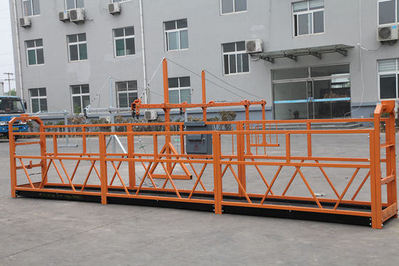 Steel Suspended Access Platforms 7.5m 1.8kw 800kg Building Maintenance