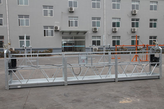 Steel Suspended Access Platforms 7.5m 1.8kw 800kg Building Maintenance