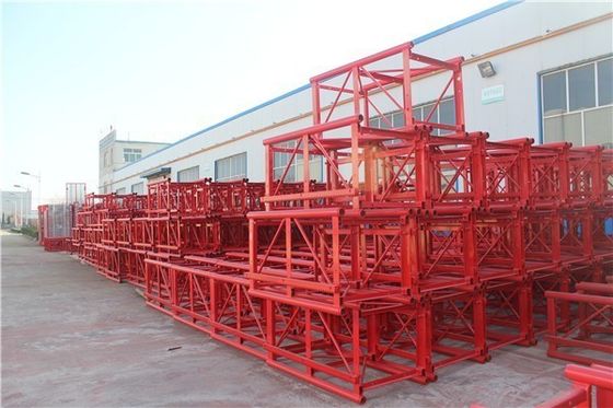 Twin Cage Construction Building Material Hoist Elevator , Vertical Cargo Hoist 33m / min