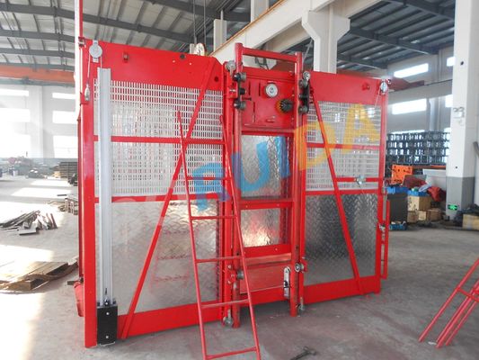 0 ~ 63m/min Curved Construction Passenger Hoist for Personnel and material