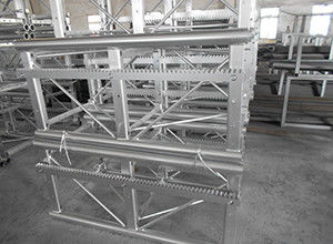 3200kg Blue Twin Cage Industrial Lift with Hot Dipped Zinc , High Reliability