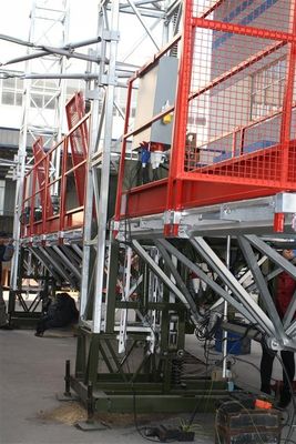 1.2m width  Adjust  Customer Industrial Elevators 25m length  Aluminum platform