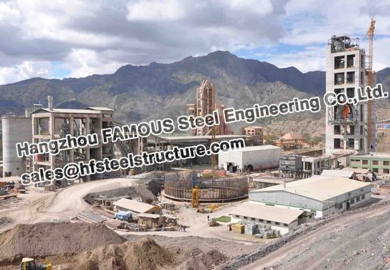 Industrial Structural Steel Fabrications Bolivia Cement Plant