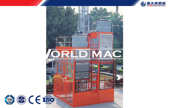 VFFF Speed single / double cage hoist Customized passenger and material hoist