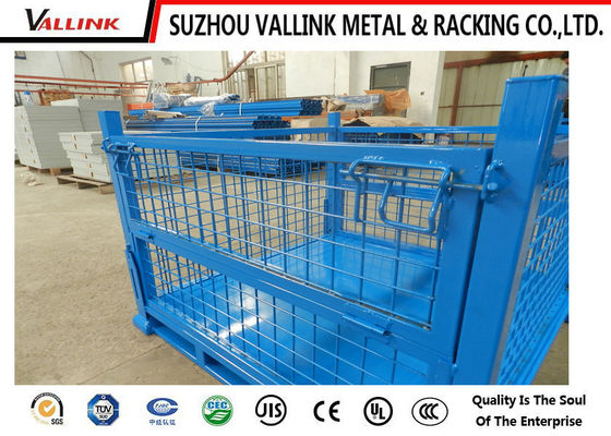 Security Wire Mesh Container For Forklift / Industrial Storage Containers