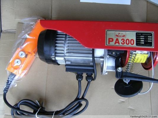 100kg - 1000kg Mini Electric Wire Rope Hoist With 220V Voltage For Home Application / Civil Use