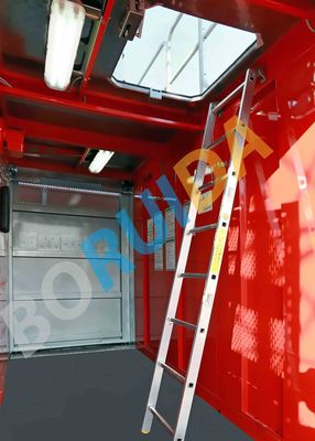 Red car Building Site Hoist 380V 50HZ SC160 for contruction sites