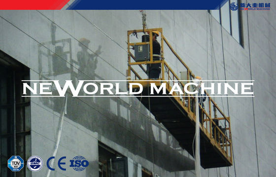Circle type motorized Construction hoist elevator , gondola Suspended Rope Platform
