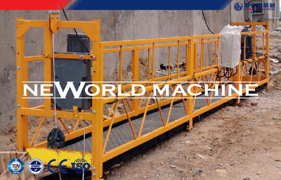 Circle type motorized Construction hoist elevator , gondola Suspended Rope Platform