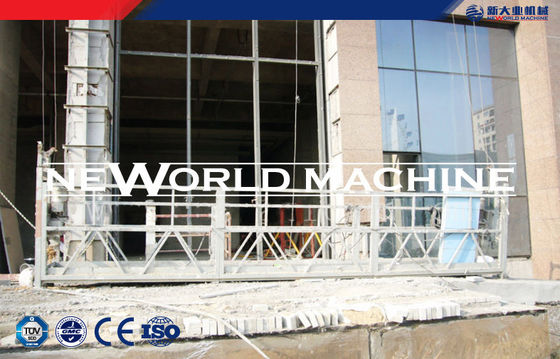 Circle type motorized Construction hoist elevator , gondola Suspended Rope Platform