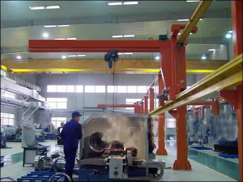 1ton / 2ton Full Cantilever Electric Jib Crane For Industrial