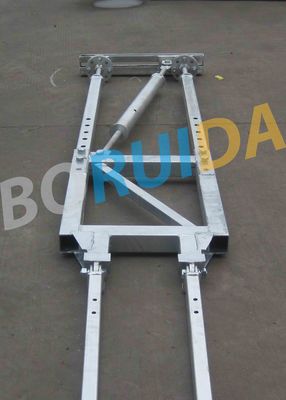 Electric Construction Material Lifting Hoist Single Cage , Building Lift