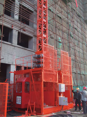 Material Lift Construction Hoist Elevator with Schneider, LG Electric Parts