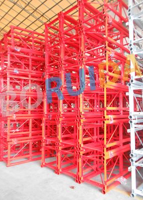 Floor / Sliding Door Construction Material Lifting Hoist Single Or Double Cages