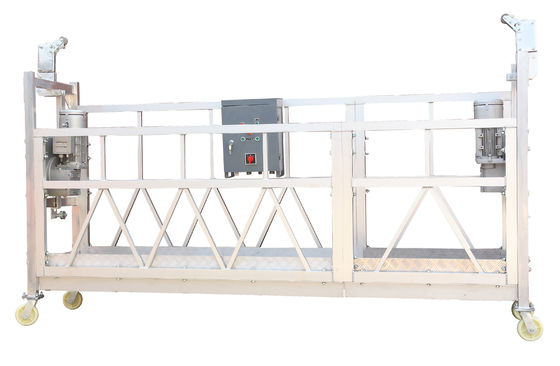 ZLP800 Aluminum Suspended Working Platform with Steel Rope 6*19W+IWS-8.6