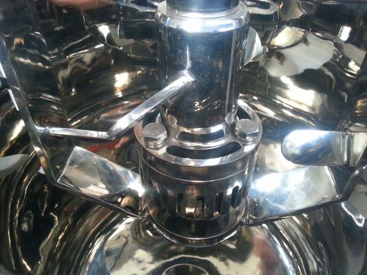 Ointment / Suspend Liquid Vacuum Emulsifying Machine With Three Phase Vacuum Pump