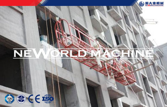 Custom Aluminum Steel personnel hoist Suspended Working Platform Hanging Scaffold Systems