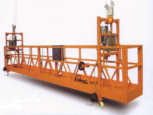 Safe Suspended Platform Cradle with 30kN Safety Lock for Construction / Maintenance Work