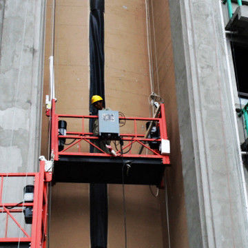 ZLP100 3kN Hoist 100kg Capacity Single Person Suspended Platform Cradle