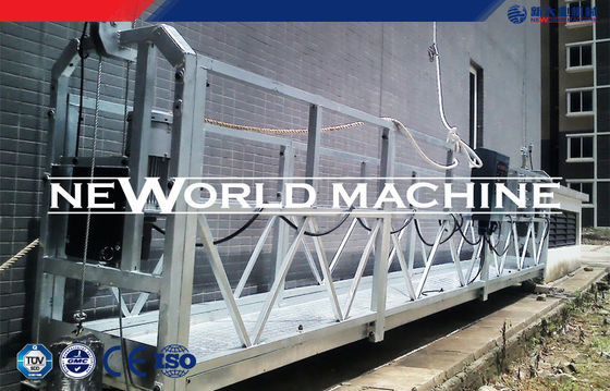 Powered Suspended Platform Cradle Gondola for external wall , cleaning window