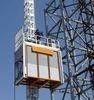 SC200 सामग्री निर्माण केज Hoists चित्रित, बिल्डर्स 3.2 x 1.5 x 2.5 मीटर ऊपर उठाना