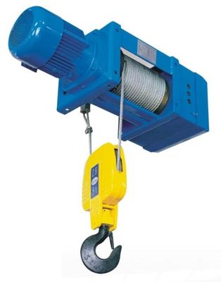 15 Ton Kolye Kontrol Çift Hızlı Ayak Fabrika İnşaatı İçin Hoist Üstü